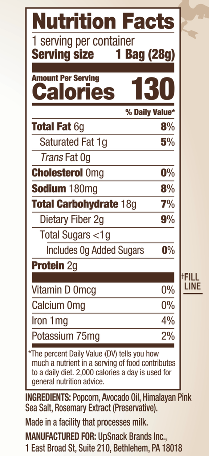 Sea Salt Mini Popcorn Snack Size 24-Pack