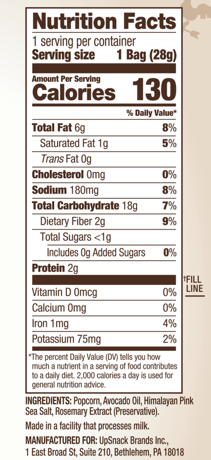Sea Salt Mini Popcorn Snack Size 24-Pack
