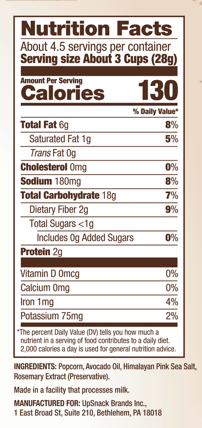 Sea Salt Mini Popcorn