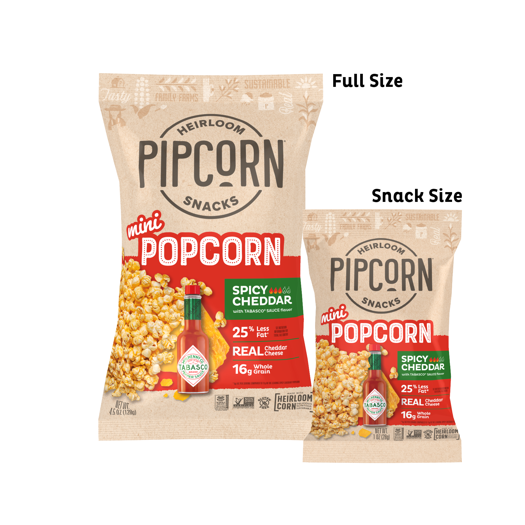 Spicy Cheddar Mini Popcorn