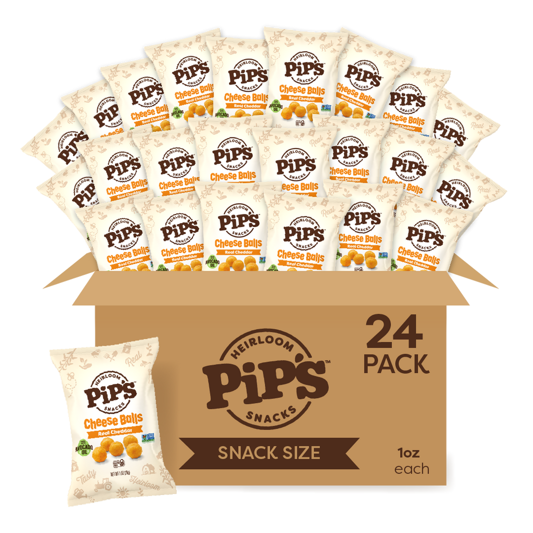Cheddar Cheese Balls Snack Size 24-Pack