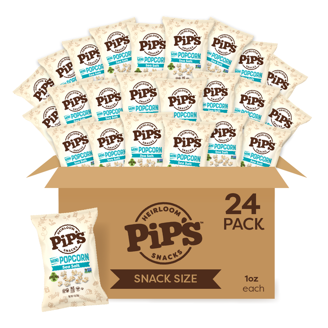 Sea Salt Mini Popcorn Snack Size 24-Pack
