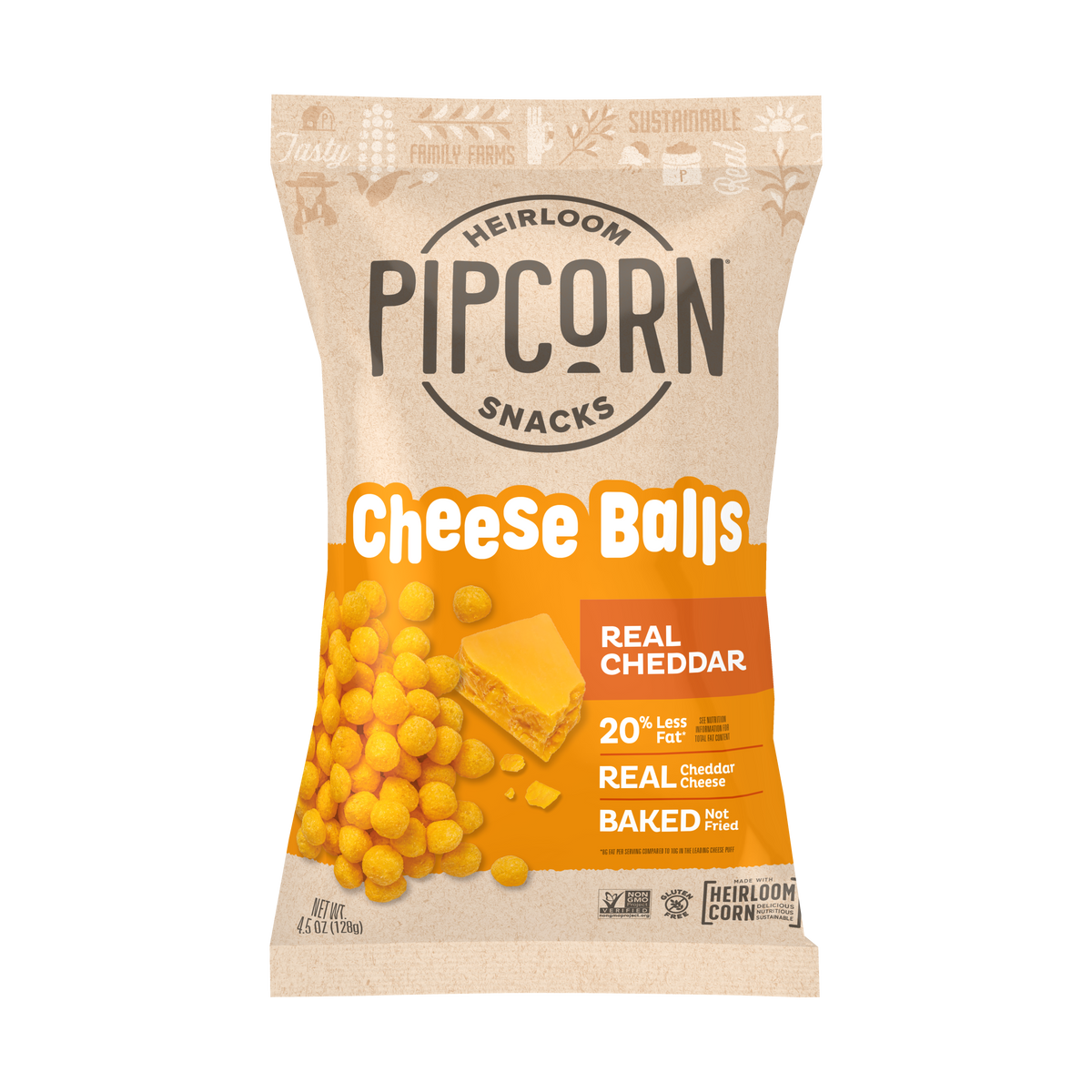Pipcorn Sea Salt Mini Popcorn | Non-GMO Popcorn | As Seen on Shark Tank – Pipcorn