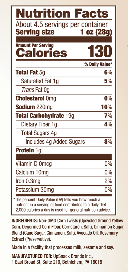 TWCINN45C12 -- Cinnamon Sugar Twist