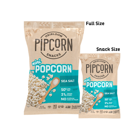Sea Salt Mini Popcorn Snack Size 24-Pack