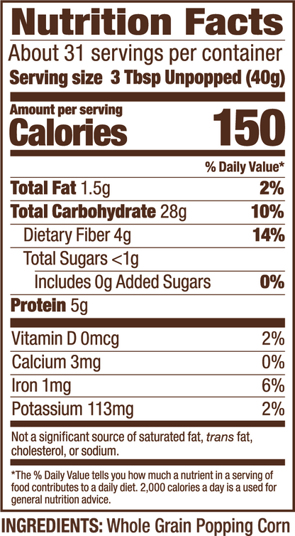 Mini Popcorn Kernels