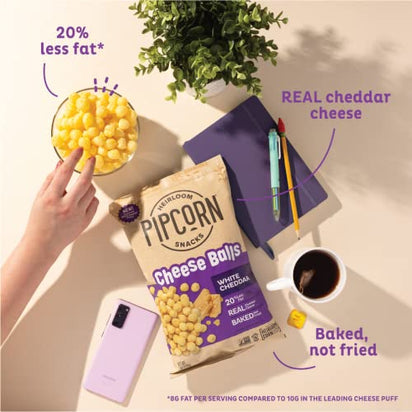 CBWC45C12 -- White Cheddar Cheese Balls