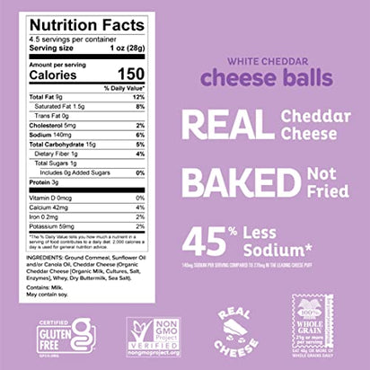 CBWC45C12 -- White Cheddar Cheese Balls