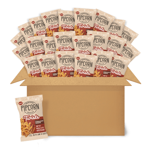 Cinnamon Sugar Twists Snack Size 24-Pack Pipcorn 