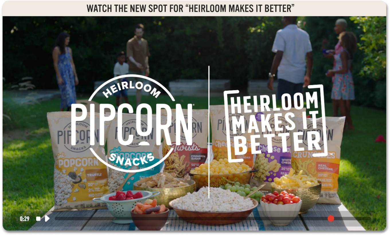 watch the new spot for heirloom makes it better
